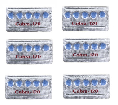 Cobra Vega Extra Male blue Sex Pills 6 Pack